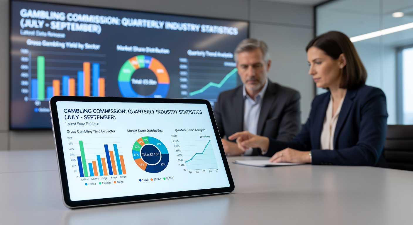 Infographic detailing remote casino GGY dominance at £1.4 billion within the £2.0 billion remote sector yield for July-September 2025