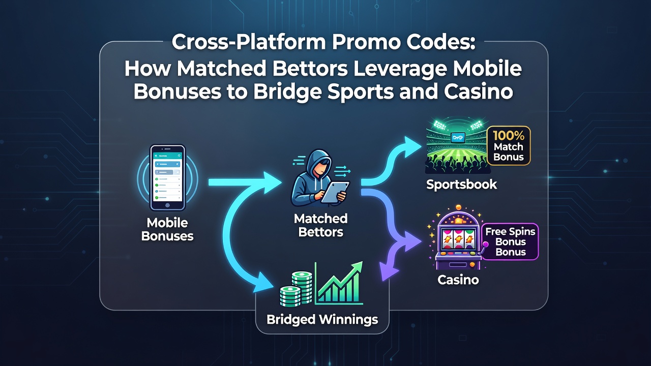 Bettors reviewing cross-platform bonus conversion rates on tablets in a modern setting