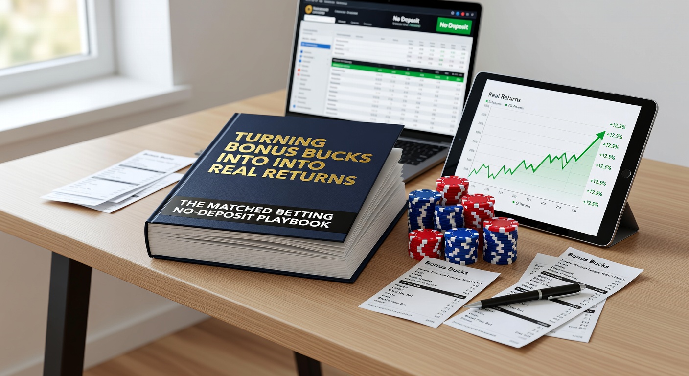 Screenshot of a matched betting calculator displaying profit potential from no-deposit bonuses